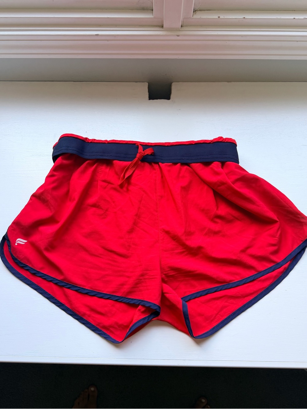 Fabletics Athletic Shorts with Navy Trim